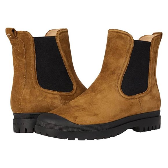 Veronica Beard Boots Osana Moss Suede Booties